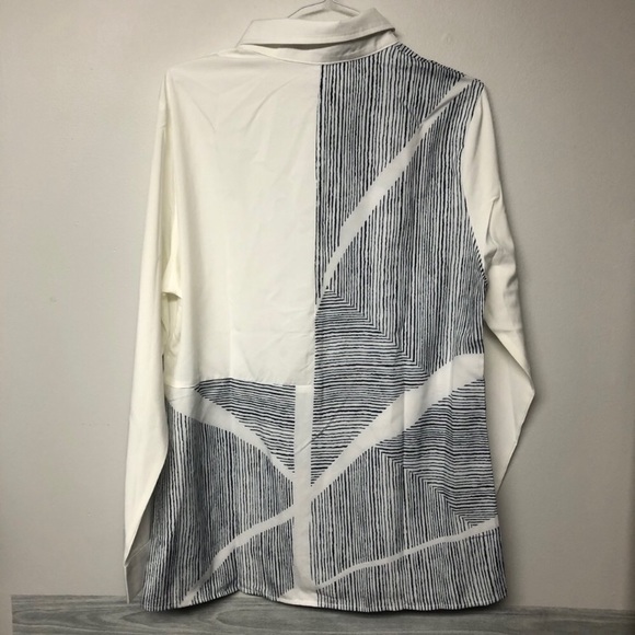 Boyfriends Casual Button Down  Blouse - Picture 6 of 9